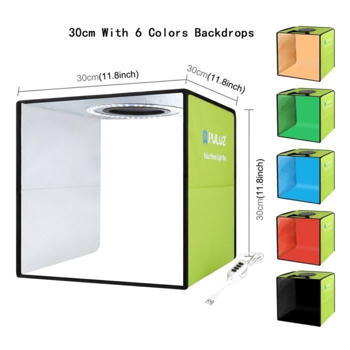 BOLLUMA Boîte de Lumière Photo Studio 90x90x90cm, Portable Tente de BOLLUMA Boîte de Lumière Photo Studio 90x90x90cm, Portable Tente de