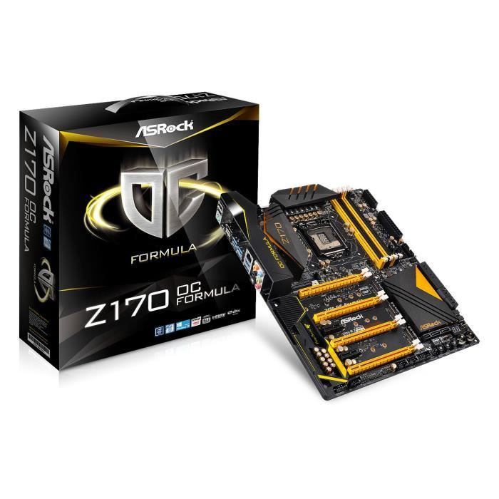 ASRock Z170 OC Formula - Carte mère ATX Socket 1151 Intel Z170 Express - SATA 6Gb/s + SATA Express + M.2 - USB 3.1 - 4x PCI-Expre… - Asrock