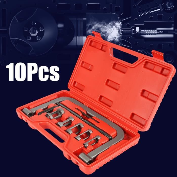 Soupape auto moto universel Kit de 10 outils de compresseur de ressort à valve