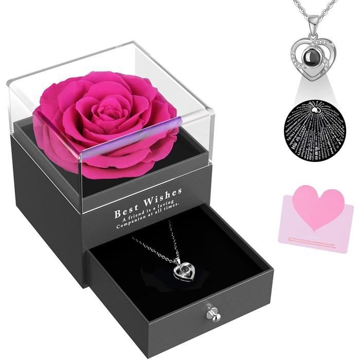 Rose Eternellecadeau Anniversaire Femmesaint Valentin Idee Cadeau Femme Maman Copine Amie Cadeaux Grand Mere Mamie Cadeau Ann 269 Cdiscount Maison