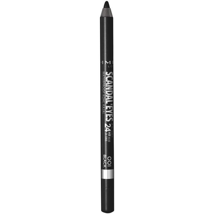 Maquillage Rimmel Scandaleyes - Crayon Khôl Waterproof pour les Yeux Khôl -  Noir 1-2 g 13760 - Cdiscount Au quotidien