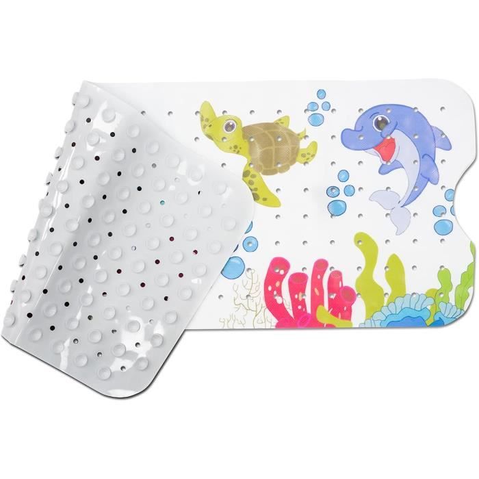 Coussin De Bain Bébé Antidérapant - Tapis De Douche Sécurisé Pour Nouveau-nés 0-12 Mois - 43x28x22 Cm