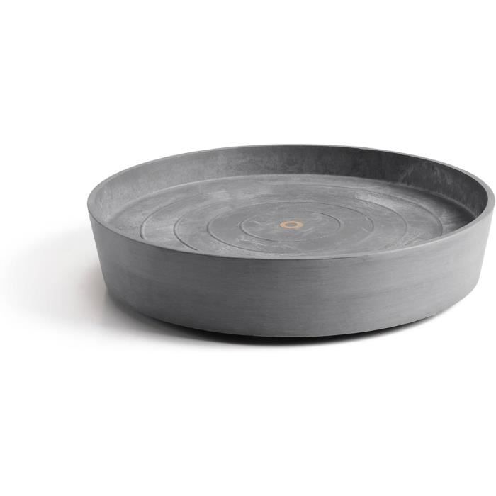 Artevasi Soucoupe Ronde Plastique Pour Pot De Fleurs 55cm Gris Clair - Capacité 14L