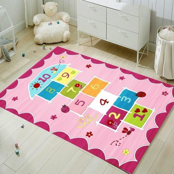 Tapis Enfant Jungle | Tapis Avec Motifs D'animaux