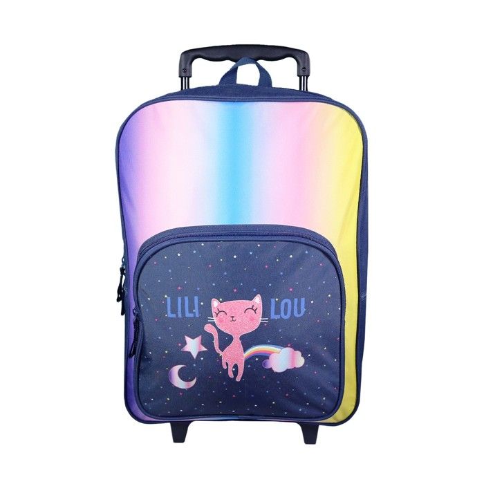 BAGTROTTER Sac à dos à roulettes Lili Lou Bleu BAGTROTTER Sac à dos à roulettes Lili Lou Bleu