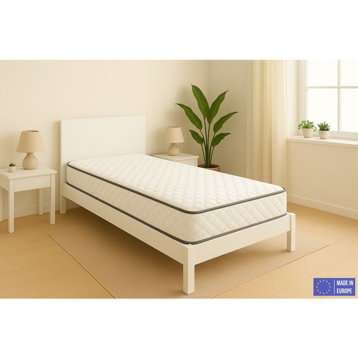 Matelas 90x200 Mousse HR Luxe Confort Extra Ferme Double Face (Été/Hiver) Soutien Équilibré Parfait et Tonique H20cm Matelas 90x200 Mousse HR Luxe Confort Extra Ferme Double Face (Été/Hiver) Soutien Équilibré Parfait et Tonique H20cm
