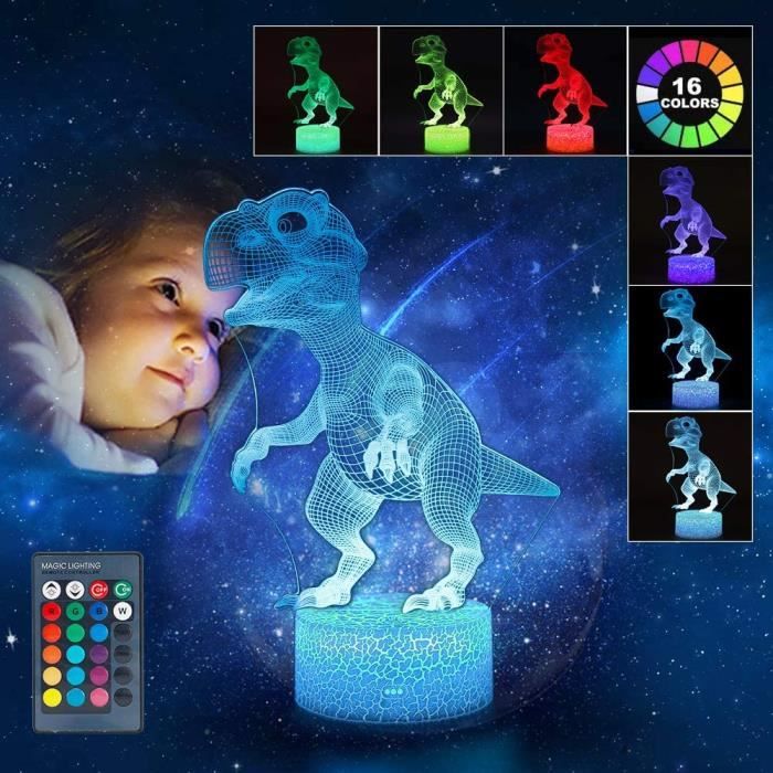 Toy Cadeau d'anniversaire de Noël pour Enfants Fille Garçon 2-12 Ans,  Veilleuse 3D LED Cadeau de Licorne Dinosaure pour Jouet - Cdiscount Maison
