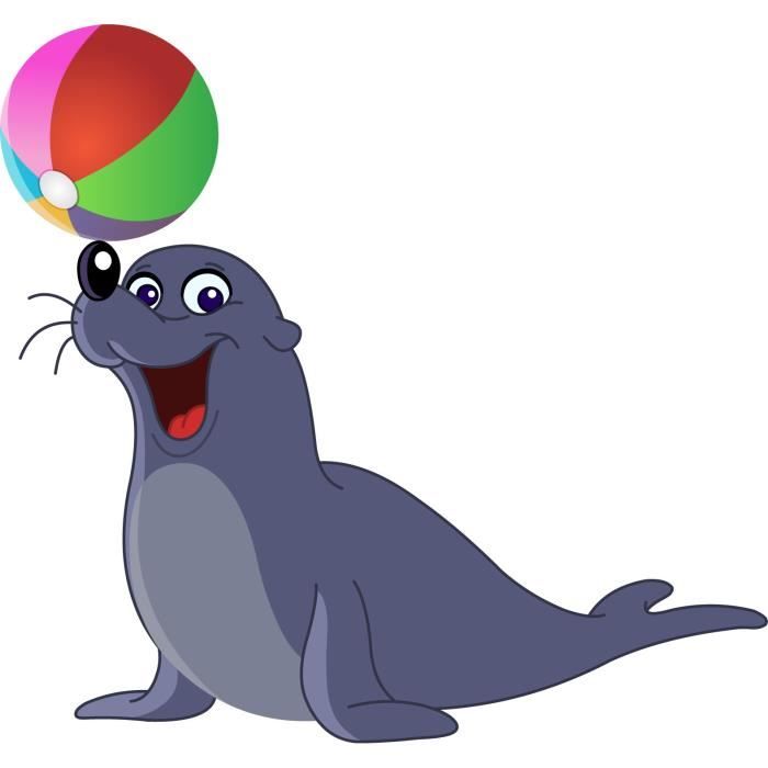 Sticker Enfant Bebe Phoque Hauteur Hauteur 80cm Cdiscount Maison