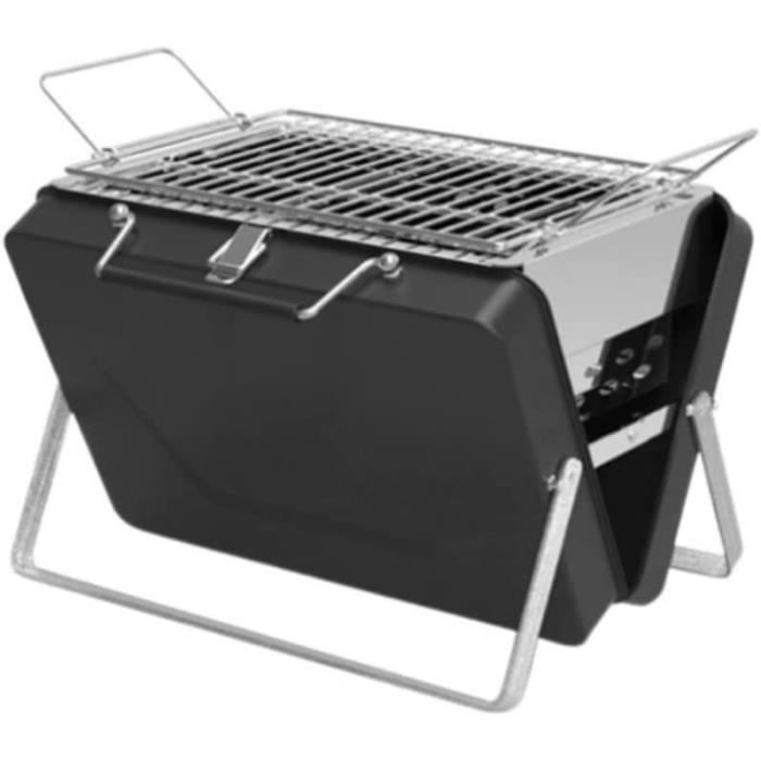 Grill BBQ De Charbon De Bois Portable: Compact Pliable Pour Le Camping, Les Piqu Grill BBQ De Charbon De Bois Portable: Compact Pliable Pour Le Camping, Les Piqu