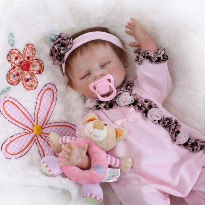 Kawaii Reborn Bebe Poupees Faites Par 100 Materiau Sur Vente Chaude Silicone Vinyle Bebe Poupee Meilleure Main Fait Poupees Cdiscount Jeux Jouets