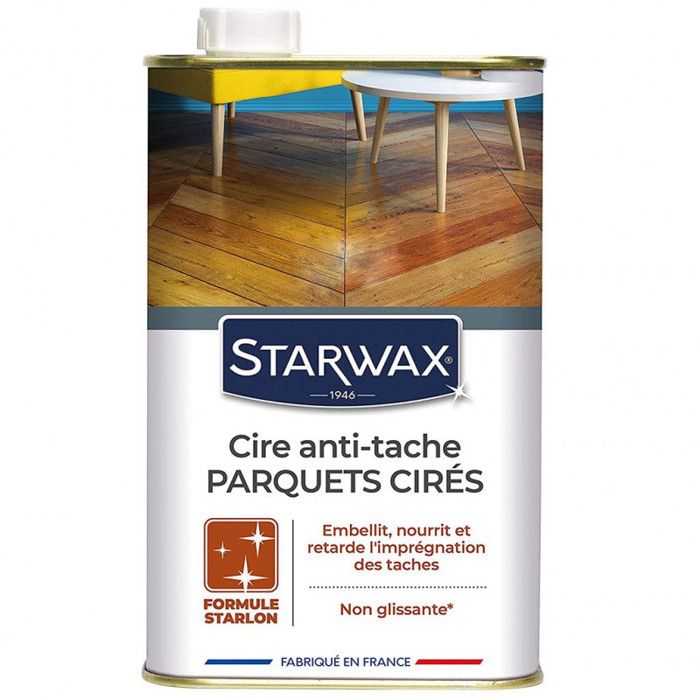 Cire anti-tache starlon parquet ciré - incolore - 1 L