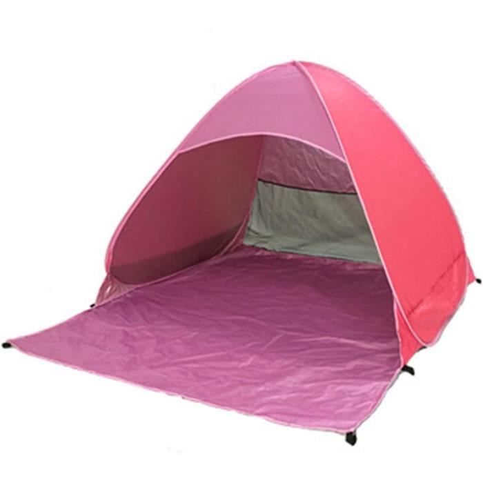 Brace Master Tente de Plage Portable, Abri de Plage avec Protection pour 2-4 Personnes, Tente de