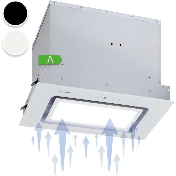 Klarstein HEKTOR - Cappa Aspirante Da Cucina A Parete, Nero Con Touch Panel E Timer, Fino A 530 M³/h - Foto 2