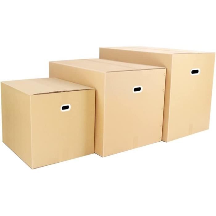 5 Couches Mur Très Grand (XL) Boîtes en Carton, Kraft en Mouvement Petit  Boite d'emballage pour Déménagement, Déménagement, Pa[764] - Cdiscount  Bricolage