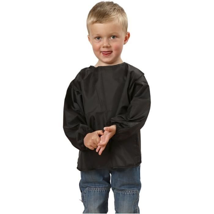 Tablier De Peinture Noir Pour Enfant 2 3 Ans 37 Cm Cdiscount Maison