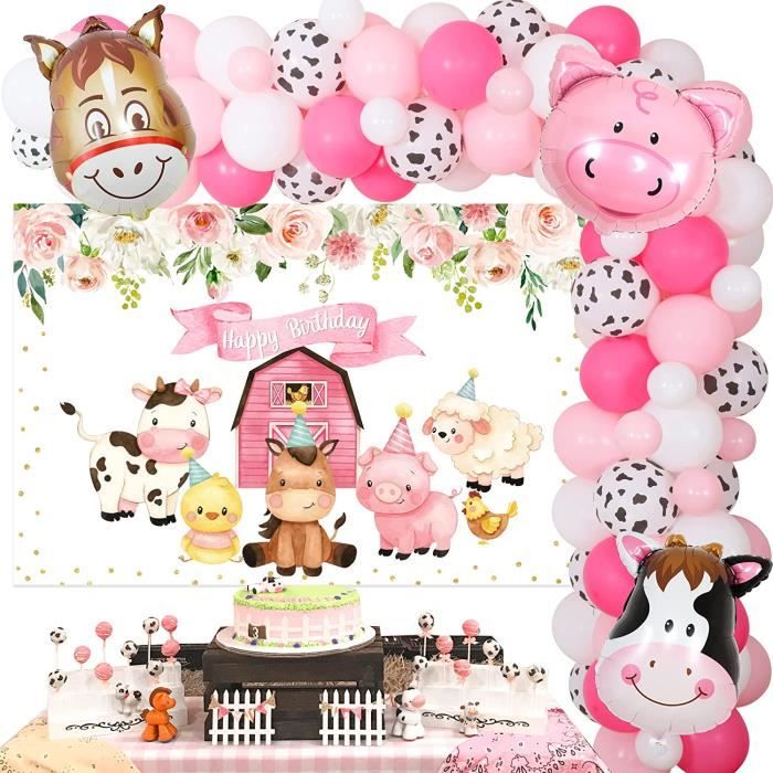 14 Pièces Gâteau D'Anniversaire Vache Cake Topper Pour Décorer Cupcake