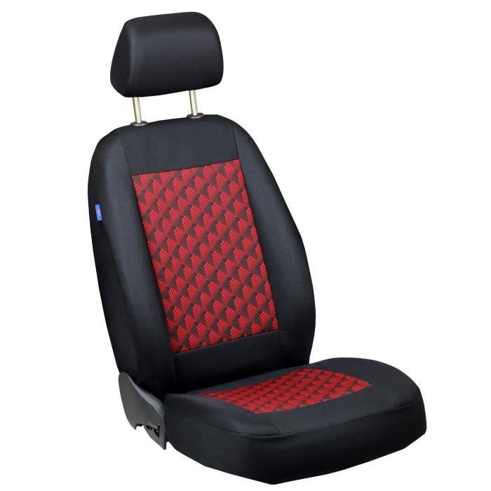 Housses De Siège Compatibles Pour Peugeot Bipper En Noir 850P001