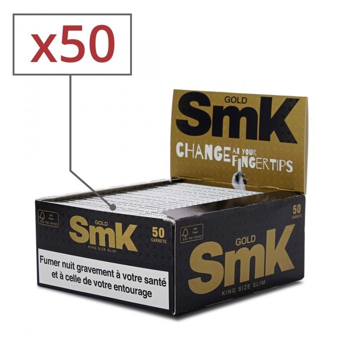 BOITE DE 50 CARNETS DE 32 FEUILLES FORMAT LONGUES PAPIER A ROULER SENSKY SLIM