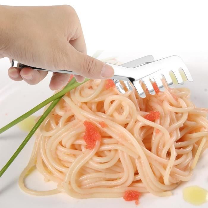 Pince à Spaghetti, pince à pâtes, support pour la cuisson des pâtes,  Restaurant, nouilles, en acier inoxydable, peigne, accessoires de cuisine -  AliExpress