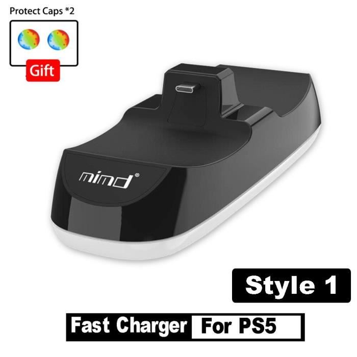 Station de charge sans fil SONY PS5 Chargeur rapide Double USB Compatible PS4