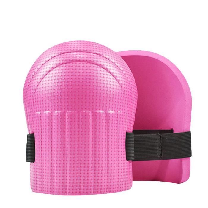 Genouillères De Jardinage TopHomer En Mousse Souple – Paire Noire, Protection Confortable Pour Sol Et Travaux