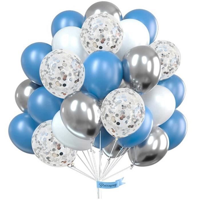 12 Ballons Latex Thème Jeu Avec Cartes & Dés - Décorations Fête Anniversaire, Mariage - Arche à Ballons Confettis