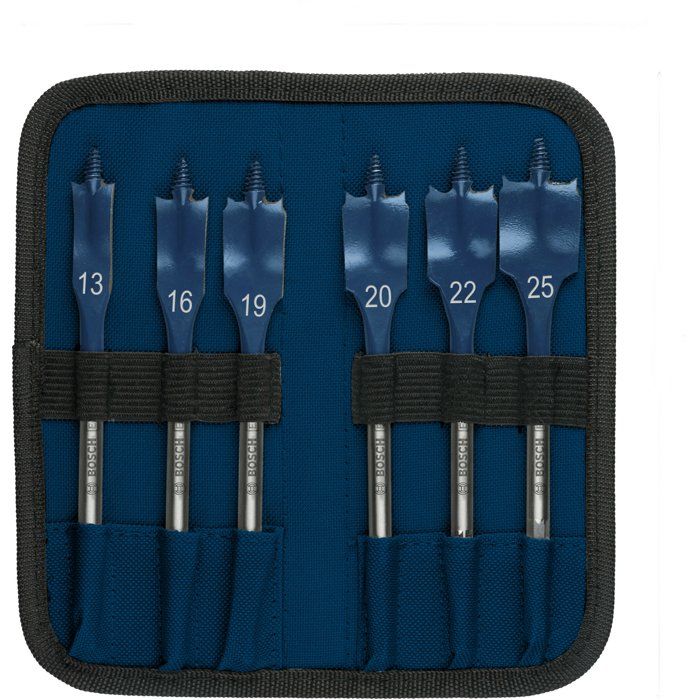 Coffret de 6 mèches plates BOSCH PROFESSIONAL Self Cut Speed EXP. 13 25mm
