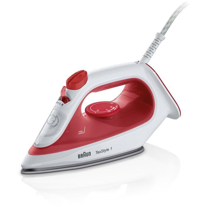 Fer À Repasser BRAUN SI1019RD – 1900 W, Débit Vapeur 25 g/min, Semelle Antiadhésive - vue 4