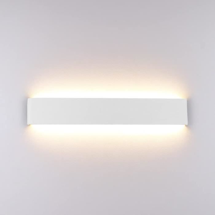 Applique Murale LED Eglo Sania 4 - Aluminium Noir et Blanc, Éclairage Applique Murale LED Eglo Sania 4 - Aluminium Noir et Blanc, Éclairage
