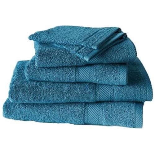 De Witte Lietaer ensemble Hélènetextile de bain coton aqua 6-pièces