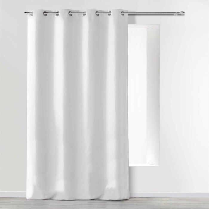 Solice DECO ocre/gris en soie synthétique largeur 140 cm Rideau Tissu Solice DECO ocre/gris en soie synthétique largeur 140 cm Rideau Tissu