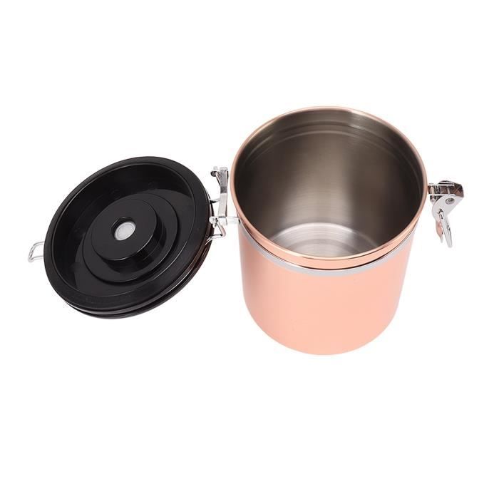 Boîte à Café En Acier Inoxydable Avec Barre Amovible - Pour Machine à Expresso - Nettoyage Facile - CAFEMASY