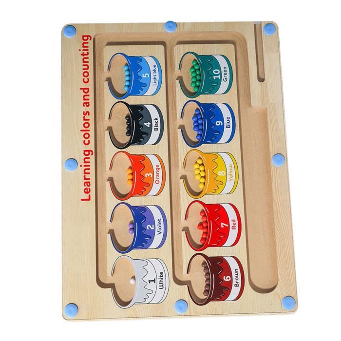 Jeu éducatif Montessori en bois - ZUUKO - Motricité fine - Tri des