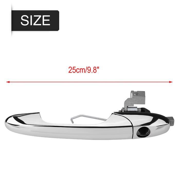 Poignée De Porte De Voiture Rouge. Poignée De Porte De Voiture D'entrée