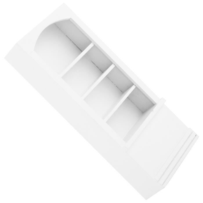 RiToEasysports Buffet Miniature Pour Maison De Poupée Avec Bibliothèque