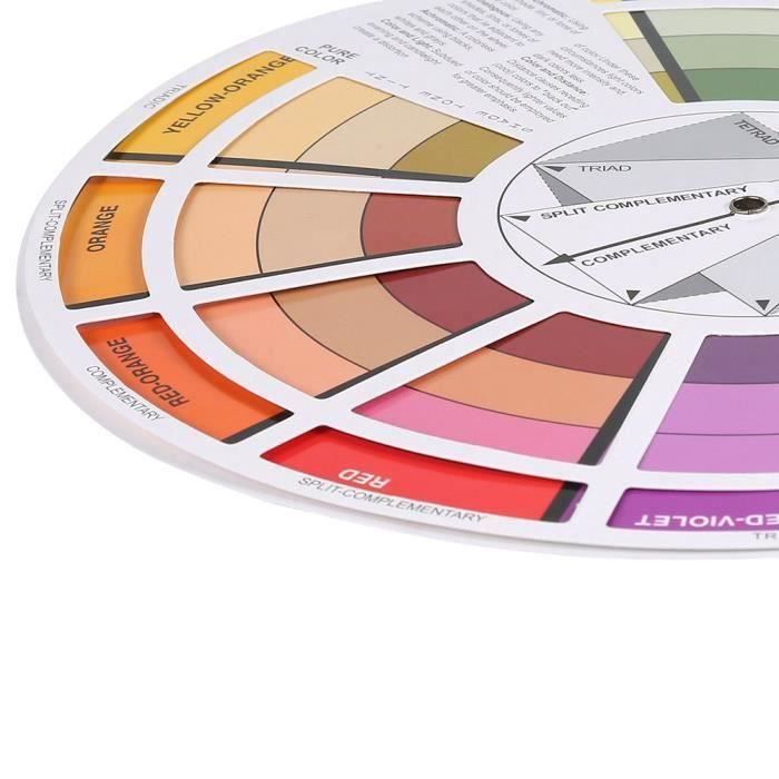 Grande roue chromatique créative, guide de mélange ; Idéal pour assortir les couleurs de la peinture, des perles, tout projet d'artisanat et d'art impliquant de la couleur. - France Grande roue chromatique créative, guide de mélange ; Idéal pour assortir les couleurs de la peinture, des perles, tout projet d'artisanat et d'art impliquant de la couleur. - France