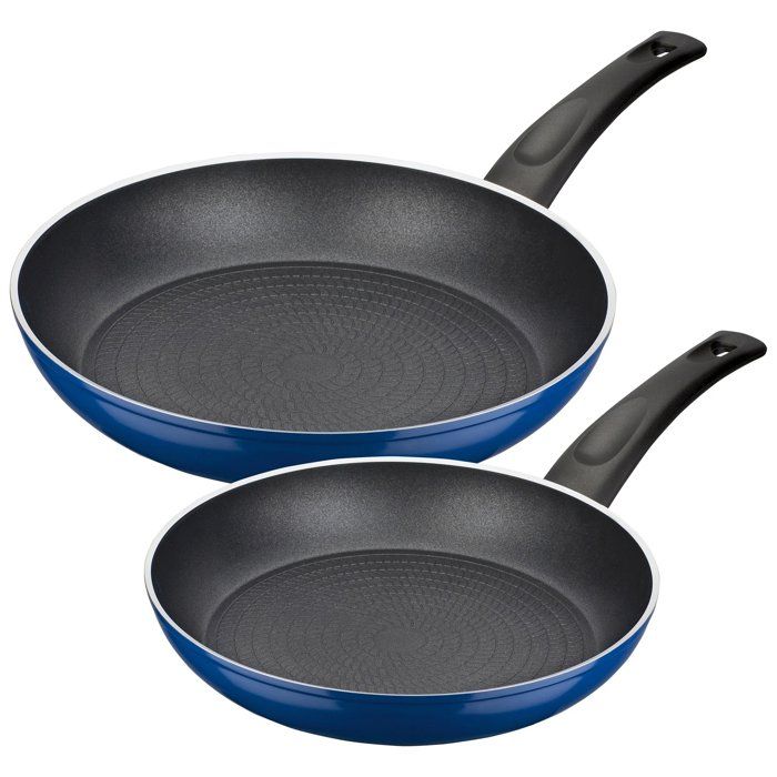 Set de poêles - GSW - DREAMLINE - 2 pièces - 24/28 cm - Aluminium forgé - Revêtement nid d’abeille - Induction