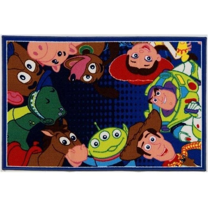 Tapis danime de Bande dessin/ée de Chambre denfants Tapis Toy Story Tapis de Chevet de Chambre /à Coucher cr/éative 80x150cm