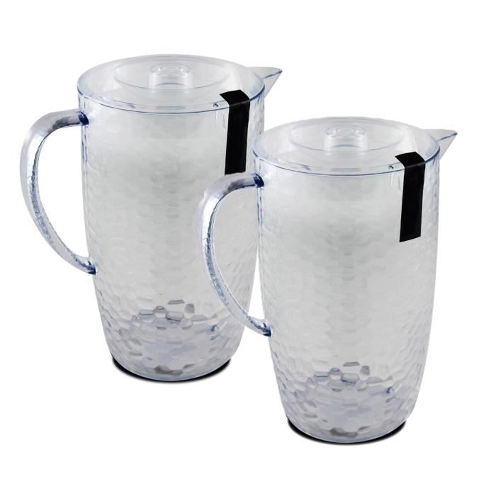 Dvkptbk Carafe en Verre Pichet d'Eau en Verre Martelé Distributeur de Boissons en Verre Épaissi Carafe en Verre Borosilicate avec Poignée Essentiels pour la Maison Dvkptbk Carafe en Verre Pichet d'Eau en Verre Martelé Distributeur de Boissons en Verre Épaissi Carafe en Verre Borosilicate avec Poignée Essentiels pour la Maison