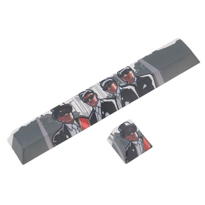 Cadeau-YUM DIY PTB Keycaps 2 pièces Keycaps Space ESC Fadeless