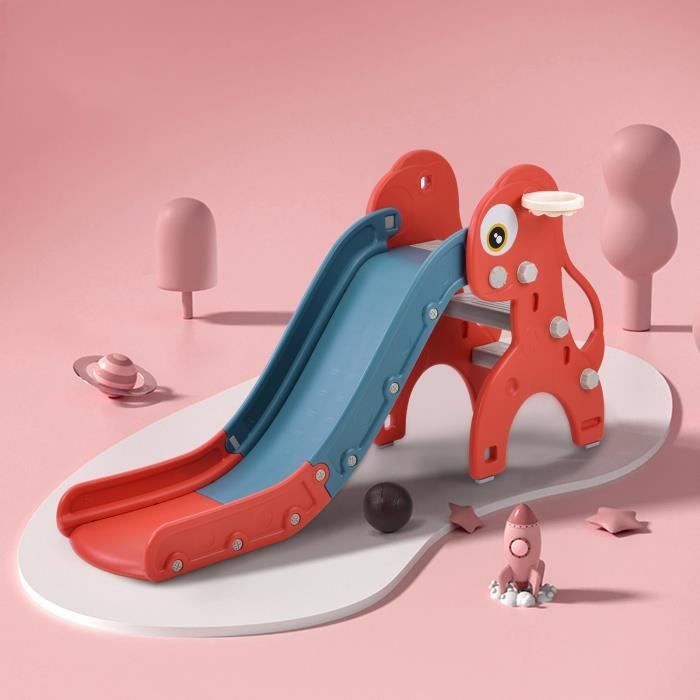 Nouveauté 3 en 1 Toboggan multifonction en plastique, toboggan