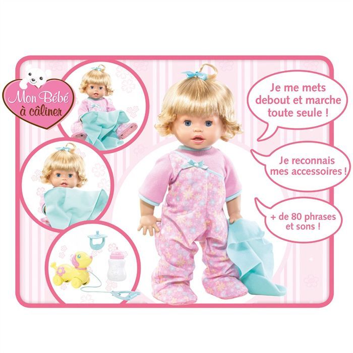 Mon Bebe Apprend A Marcher 40 Cm Cdiscount Jeux Jouets
