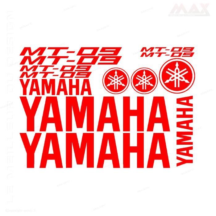 Planche de stickers YAMAHA MT07 