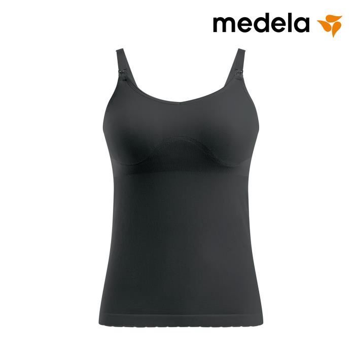 MEDELA Débardeur de grossesse et d'allaitement - Noir Noir - Cdiscount  Prêt-à-Porter