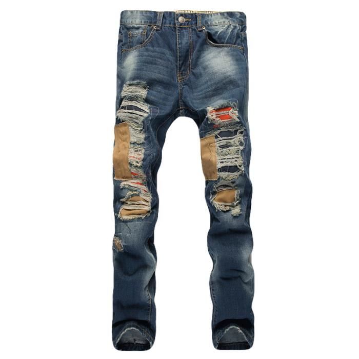 Jeans homme a trou hotsell