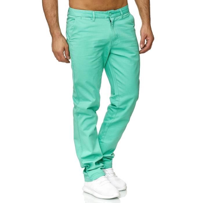 Pantalon Chino pour homme Pantalon en jean en tissu Coton