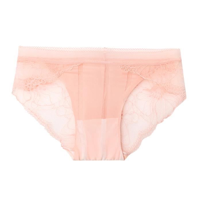 Culotte Femme POWER FLOWER - Rose Fuchsia, Coton Et Dentelle - Taille XXL - Neuf Avec étiquette