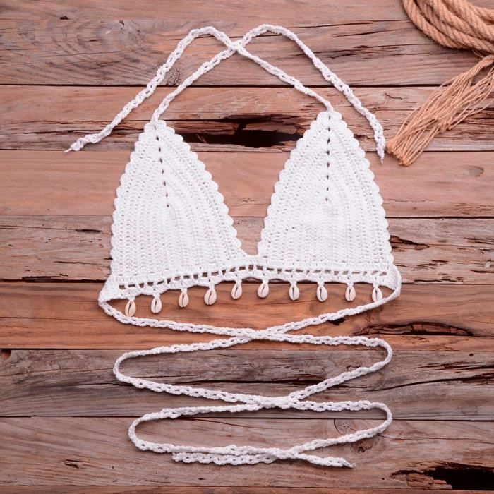 Maillots de bain au Crochet pour femme maillots de bain tricotés