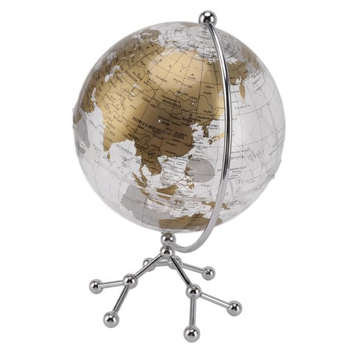 Globe Terrestre Physique 3D éclairé - 320 Mm - Zachem