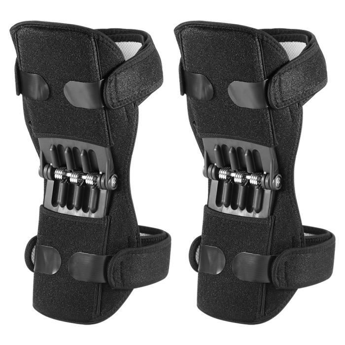 Genou Soutien L Sports de Plein Air Genouill/ère Anti-bless/é Soutien Brace Respirant Silicone Protecteur Genou